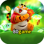 Imagem promocional da 80game mostrando a plataforma e suas vantagens